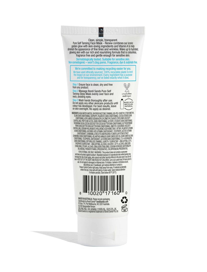 Pure Self Tanning Sleep Mask Renew