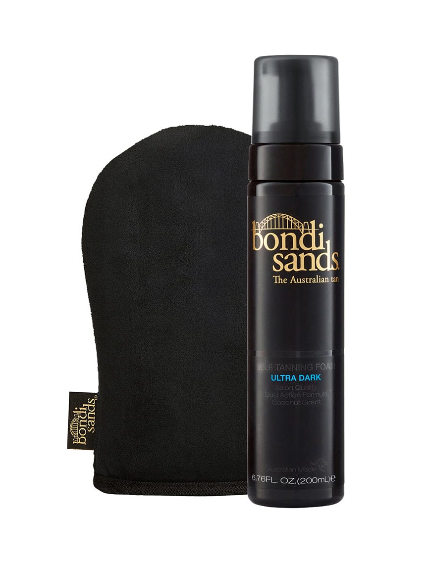 Ultra Dark Self Tanning Foam & Application Mitt Bundle
