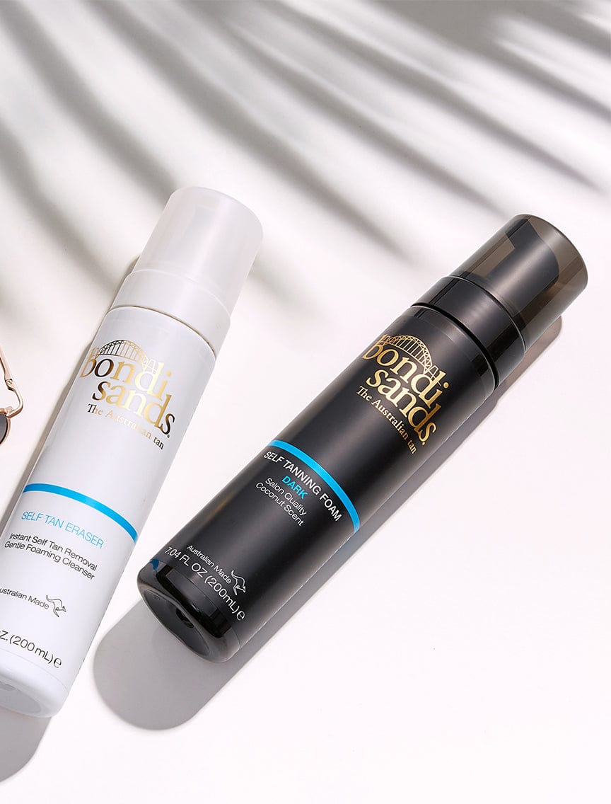 Dark Self Tanning Foam Duo