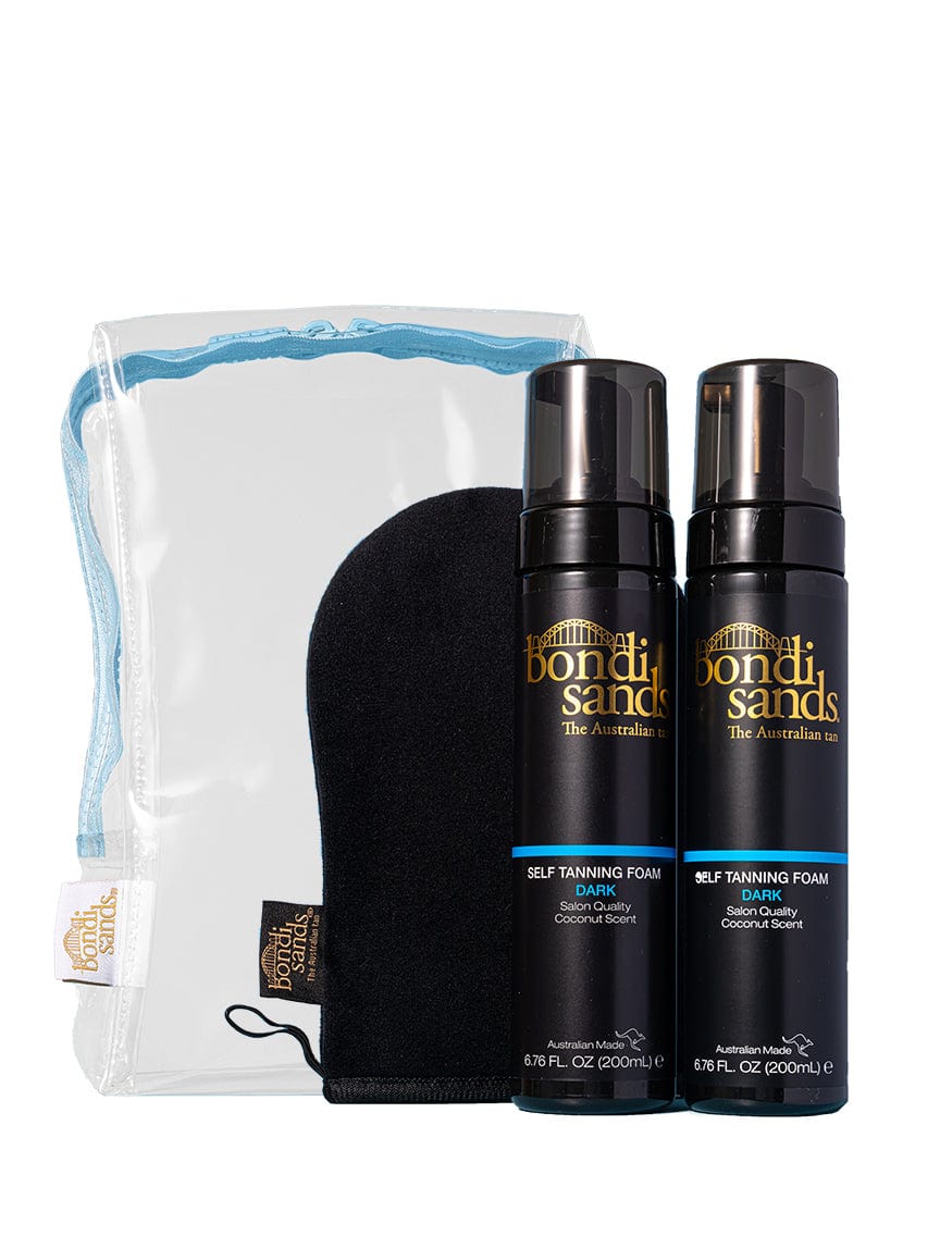 Dark Self Tanning Foam Gift Set