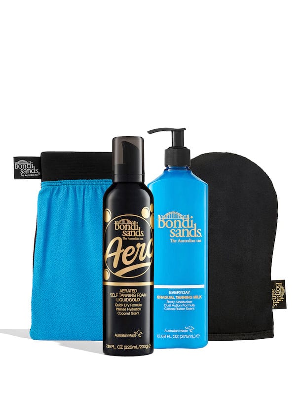 Aero Liquid Gold Self Tanning Routine Bundle
