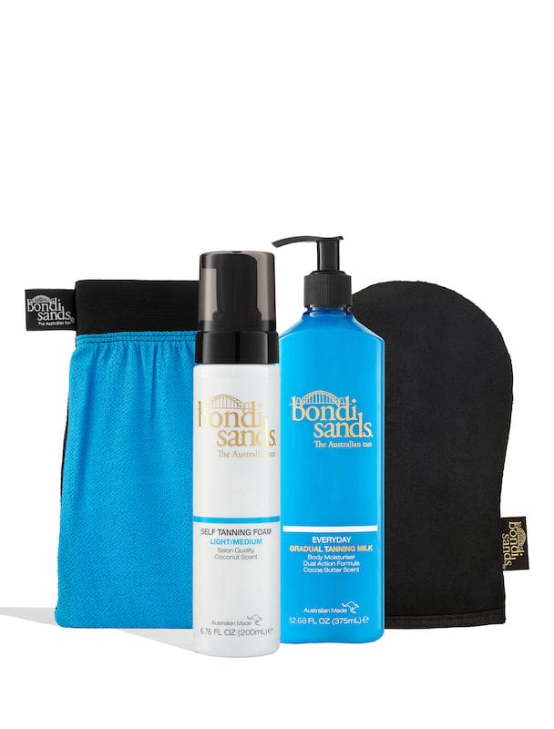 Light/Medium Self Tanning Routine Bundle